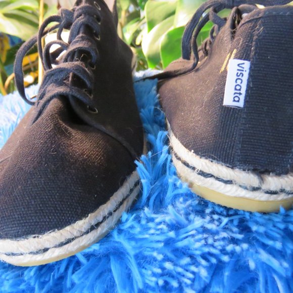 Men's Viscata espadrille shoes- Spain- natural jute soles - never worn - size 11 - Picture 12 of 12